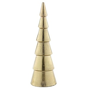 Deko Tannenbaum groß, gold, 41 cm