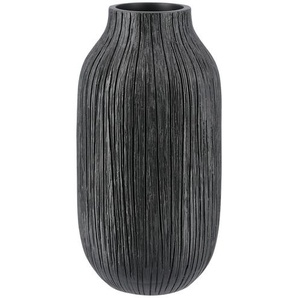 Deko Vase - schwarz - Polyresin (Kunstharz) - 25,5 cm - [13.5] | Möbel Kraft