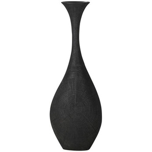 Deko Vase - schwarz - Polyresin (Kunstharz) - 36 cm - 102 cm - 17,5 cm | Möbel Kraft