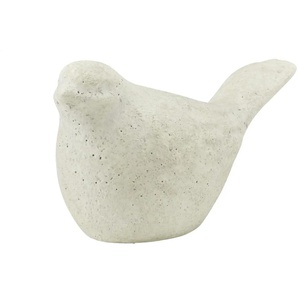 Deko Vogel - creme - Steinzeug - 18 cm - 9,5 cm - 8 cm | Möbel Kraft