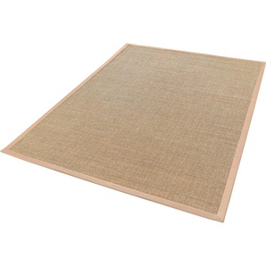 Dekowe Sisalteppich Mara S2 mit Bordüre, rechteckig, Höhe: 5 mm, Flachgewebe, Material: 100% Sisal, Wohnzimmer