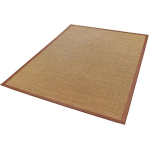 Dekowe Sisalteppich Mara S2 mit Bordüre, rechteckig, Höhe: 5 mm, Flachgewebe, Material: 100% Sisal, Wohnzimmer