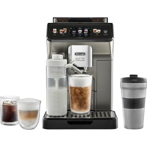 DELONGHI Kaffeevollautomat Eletta Explore Cold Brew Extraction ECAM450.86.T Kaffeevollautomaten Titan grau (titan) Bestseller