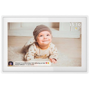 Denver FRAMEO PFF-1021 10,1 Digitaler Bilderrahmen (25,7 cm/10,1 , 800 x 1280 Pixel, 16 GB, IPS-Touchscreen, 16 GB interner Speicher, microSD-Kartensteckplatz)