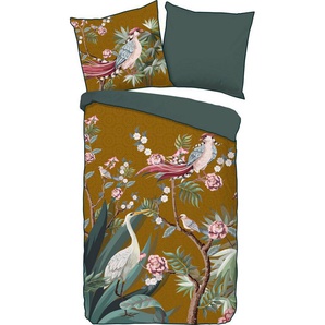 Descanso Wendebettwäsche Sarenza, Satin, 2 teilig, mit Blumen