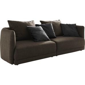 designwerk Big-Sofa New York, Design trifft hohen Sitzkomfort, Breite 253 cm, mit schmaler Arm- und Rückenlehne