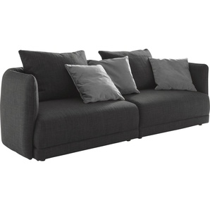 designwerk Big-Sofa New York, Design trifft hohen Sitzkomfort, Breite 253 cm, mit schmaler Arm- und Rückenlehne