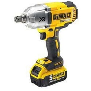 Dewalt 18V XR Brushless High Torque 12 Impact Wrench - 2 x 5Ah