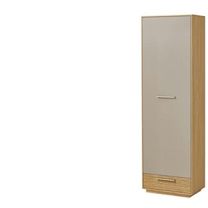 Dielenschrank - beige - Materialmix - 60 cm - 193 cm - 37 cm | Möbel Kraft