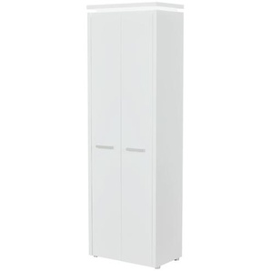 Mehrzweckschrank - weiß - Materialmix - 62 cm - 192 cm - 37 cm | Möbel Kraft