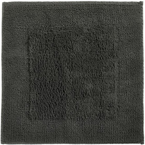 Dieter Knoll Badematte, Anthrazit, Textil, rechteckig, 60x60 cm, beidseitig verwendbar, Badtextilien, Badematten