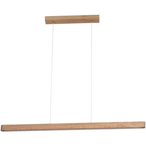 Dieter Knoll Led-Hängeleuchte, Braun, Holz, Eiche, massiv, 100x6x110 cm, Fsc, Lampen & Leuchten, Innenbeleuchtung, Hängelampen, Esstischlampen