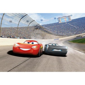 Disney Fototapete Cars, Papier, Kinder, 368x254 cm, Fsc, Tapeten Shop, Fototapeten