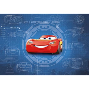 Disney Fototapete Cars, Papier, Kinder, 368x254 cm, Fsc, Tapeten Shop, Fototapeten