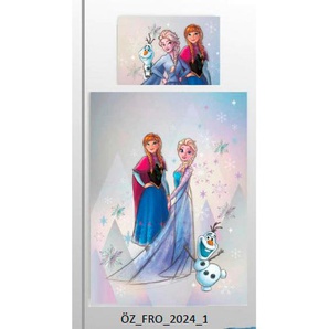 Disney Jugendbettwäsche Frozen Jump, Textil, Prinzessin, 135x200 cm, bügelfrei, pflegeleicht, Schlaftextilien, Bettwäsche, Kinderbettwäsche