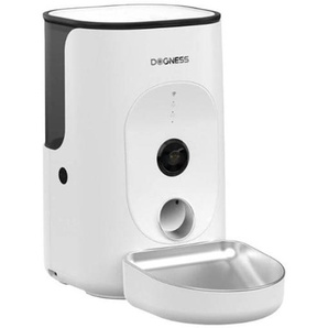 Dogness F15 WiFi 4L smart food dispenser with camera with stainless steel container white