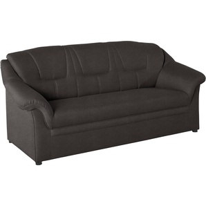 2,5-Sitzer DOMO COLLECTION Mezia Sofas Gr. B/H/T: 184cm x 84cm x 82cm, Feinstruktur, braun (espresso)