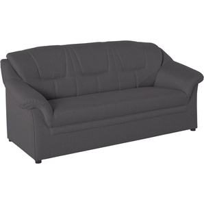 2,5-Sitzer DOMO COLLECTION Mezia Sofas Gr. B/H/T: 184cm x 84cm x 82cm, Struktur, schwarz (pepper)