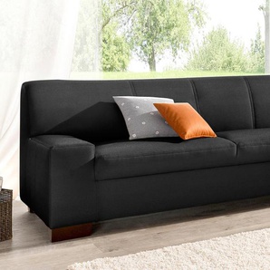 2-Sitzer DOMO COLLECTION Norma Top Sofas Gr. B/H/T: 192cm x 77cm x 90cm, Kunstleder SOFTLUX, ohne Funktion, schwarz