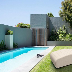 DOMO collection Sofaelement Soleil, pflegeleichter und wetterfester Bezug, Outdoor, besonderes Design und Formgebung, individuell erweiterbar