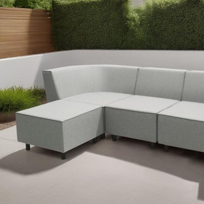 DOMO collection Sofaelement Sonna, individuell zusammenstellbar, Einzelelemente für Terrasse, Garten und Balkon, speziell für Outdoor