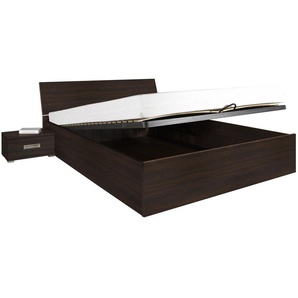 Doppelbett DOMI C05  - 160 - Kastanie Wenge