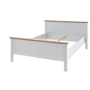 Doppelbett - weiß - Materialmix - 185 cm - 98 cm | Möbel Kraft