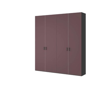 Dreamer Junges Wohnen Drehtürenschrank Dreamer - rot - Materialmix - 202,5 cm - 220 cm - 39,5 cm | Möbel Kraft