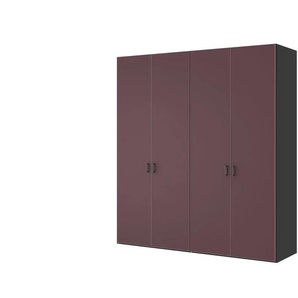 Dreamer Junges Wohnen Drehtürenschrank Dreamer - rot - Materialmix - 202,5 cm - 220 cm - 58,5 cm | Möbel Kraft