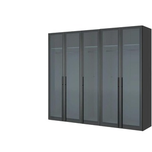 Dreamer Junges Wohnen Drehtürenschrank Dreamer - schwarz - Materialmix - 252,8 cm - 220 cm - 58,5 cm | Möbel Kraft