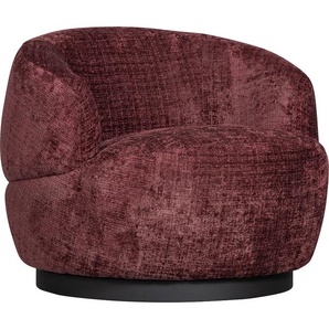 Drehsessel WOOOD Woolly Sessel Gr. Drehfunktion, B/H/T: 84cm x 71cm x 88cm, lila (aubergine) 71x84x88