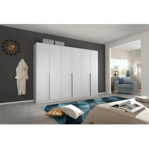 Drehtürenschrank 271 x 210cm Grau Classic Ohne Spiegeltür/-en