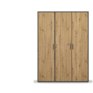 Drehtürenschrank | grau | 140 cm | 194 cm |