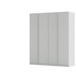 Drehtürenschrank - grau - Materialmix - 181 cm - 210 cm - 54 cm | Möbel Kraft