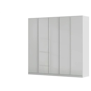 Drehtürenschrank - grau - Materialmix - 226 cm - 210 cm - 54 cm | Möbel Kraft