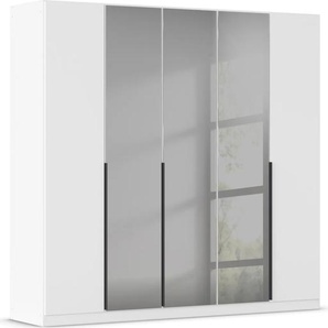 Drehtürenschrank INOSIGN Ferris Schrank Breite 2,10m BESTSELLER Schlafzimmerschrank Schränke Gr. B/H/T: 226cm x 210cm x 54cm, BASIC, weiß (alpinweiß) Kleiderschrank mit Spiegel in den Ausführungen BASICCLASSICPREMIUM