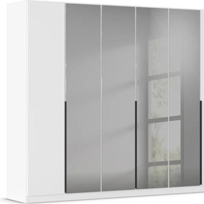 Drehtürenschrank INOSIGN Ferris Schrank Breite 2,10m BESTSELLER Schlafzimmerschrank Schränke Gr. B/H/T: 271cm x 210cm x 54cm, BASIC, weiß (alpinweiß) Kleiderschrank mit Spiegel in den Ausführungen BASICCLASSICPREMIUM