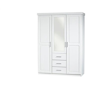 Drehtürenschrank  Ipswich ¦ weiß ¦ Maße (cm): B: 140 H: 190 T: 55