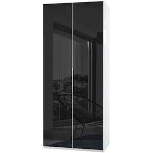 Drehtürenschrank Level 36 C 100 x 236cm Ohne Weiß Ohne Spiegeltür/-en