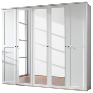 Drehtürenschrank 180cm Weiß