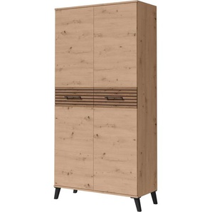 Drehtürenschrank ohne Spiegel 01 CARLOS 90 cm