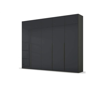 Drehtürenschrank Port Talbot - schwarz - Materialmix - 251 cm - 223 cm | Möbel Kraft