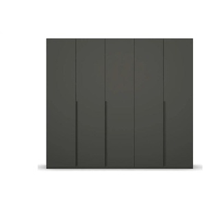 Drehtürenschrank Port Talbot - schwarz - Materialmix - 251 cm - 223 cm | Möbel Kraft