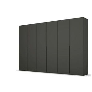 Drehtürenschrank Port Talbot - schwarz - Materialmix - 301 cm - 223 cm | Möbel Kraft