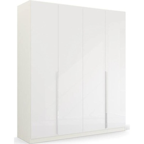 Drehtürenschrank RAUCH Glamour by Quadra Spin Schränke Gr. B/H/T: 181cm x 210cm x 54cm, 4 St., weiß (alpinweiß/hochglanz weiß)