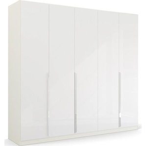 Drehtürenschrank RAUCH Glamour by Quadra Spin Schränke Gr. B/H/T: 226cm x 210cm x 54cm, 5 St., weiß (alpinweiß/hochglanz weiß)