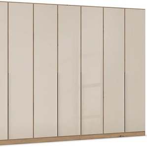 Drehtürenschrank RAUCH Kleiderschrank Kleiderschränke Schrank Garderobe AGORDO mit Glasfront Schränke Gr. B/H/T: 315cm x 210cm x 54cm, 7 St., braun (eiche artisan) durchdachte Innenausstattung, in 6 Breiten und 2 Höhen MADE IN GERMANY