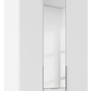 Drehtürenschrank RAUCH Kleiderschrank Schrank Garderobe AGORDO mit Dekor- oder Hochglanzfront Schränke Gr. B/H/T: 136cm x 229cm x 54cm, 3 St., weiß (alpinweiß) mit Außenschubkästen, in 6 Breiten und 2 Höhen MADE IN GERMANY