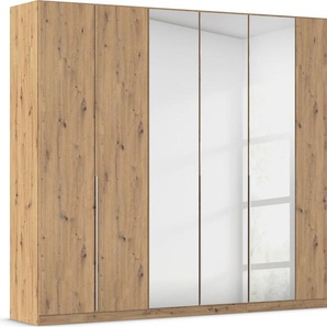 Drehtürenschrank RAUCH Kleiderschrank Schrank Garderobe AGORDO mit Dekor- oder Hochglanzfront Schränke Gr. B/H/T: 315cm x 229cm x 54cm, 7 St., braun (eiche artisan) durchdachte Innenausstattung, in 6 Breiten und 2 Höhen MADE IN GERMANY