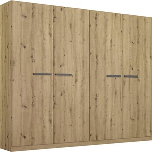 Drehtürenschrank RAUCH Kleiderschrank Schrank Garderobe Garderobenschrank Stauraumwunder MODI Schränke Gr. B/H/T: 226 cm x 210 cm x 54 cm, Ohne Spiegel, braun (eiche artisan) inkl. Stoff-Organizer mit 6 Fächern optionaler Spiegel MADE IN GERMANY